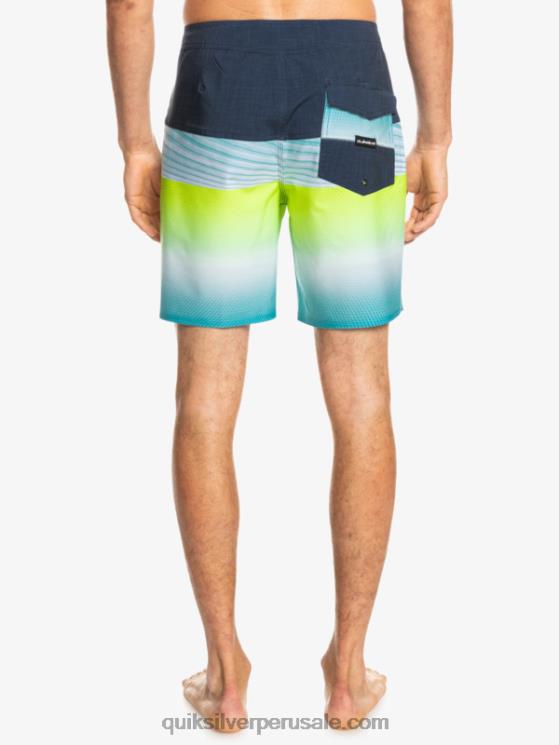 Quiksilver N8LNT1454 hombres chaqueta azul marino shorts de playa surfsilk panel 20
