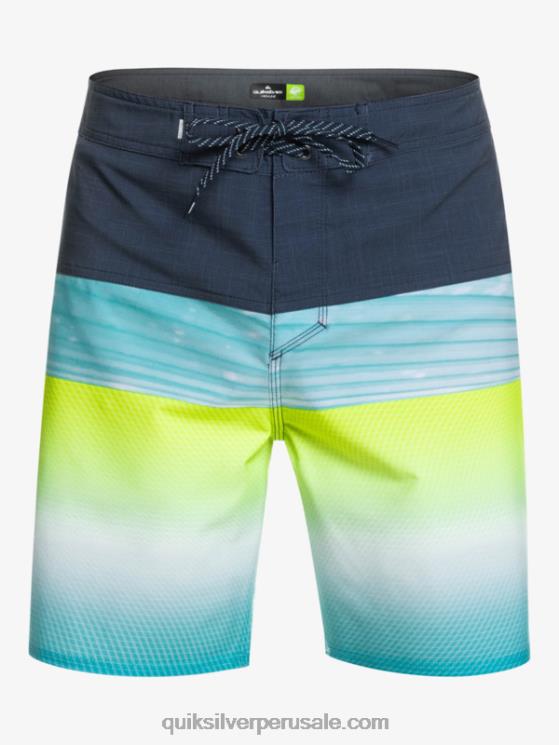 Quiksilver N8LNT1454 hombres chaqueta azul marino shorts de playa surfsilk panel 20