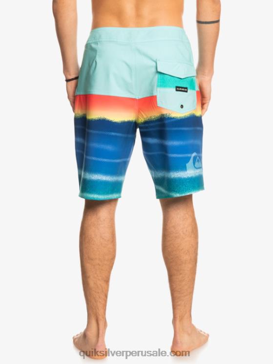 Quiksilver N8LNT1455 hombres piscina verde shorts de playa surfsilk panel 20