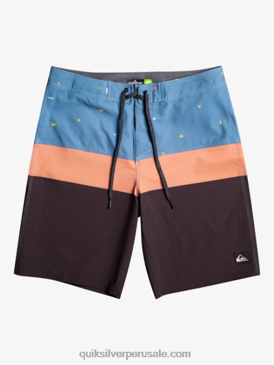 Quiksilver N8LNT1458 hombres azul provincial shorts de playa surfsilk panel 20