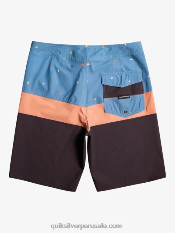Quiksilver N8LNT1458 hombres azul provincial shorts de playa surfsilk panel 20
