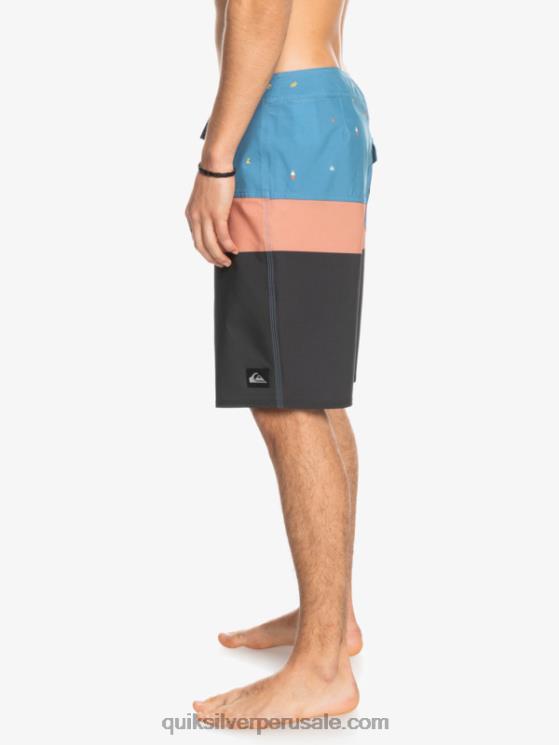 Quiksilver N8LNT1458 hombres azul provincial shorts de playa surfsilk panel 20