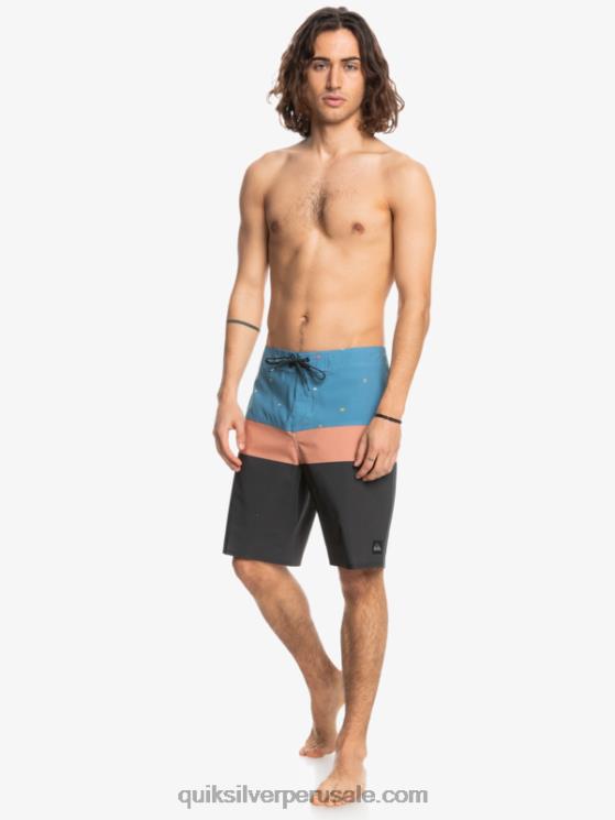 Quiksilver N8LNT1458 hombres azul provincial shorts de playa surfsilk panel 20