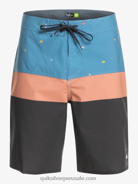 Quiksilver N8LNT1458 hombres azul provincial shorts de playa surfsilk panel 20