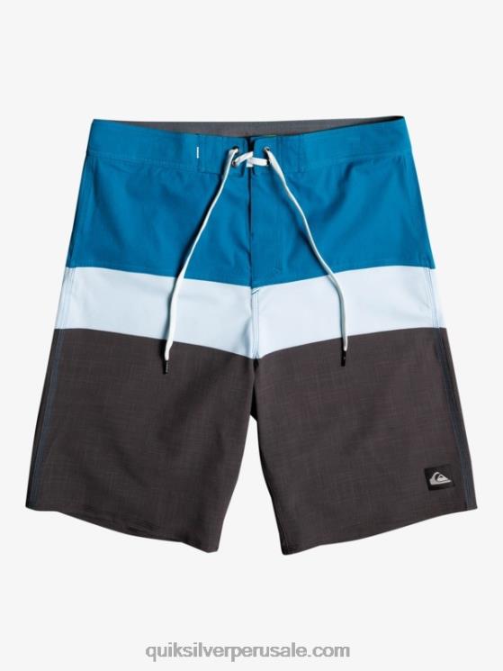 Quiksilver N8LNT1462 hombres gris azulado shorts de playa surfsilk panel 20