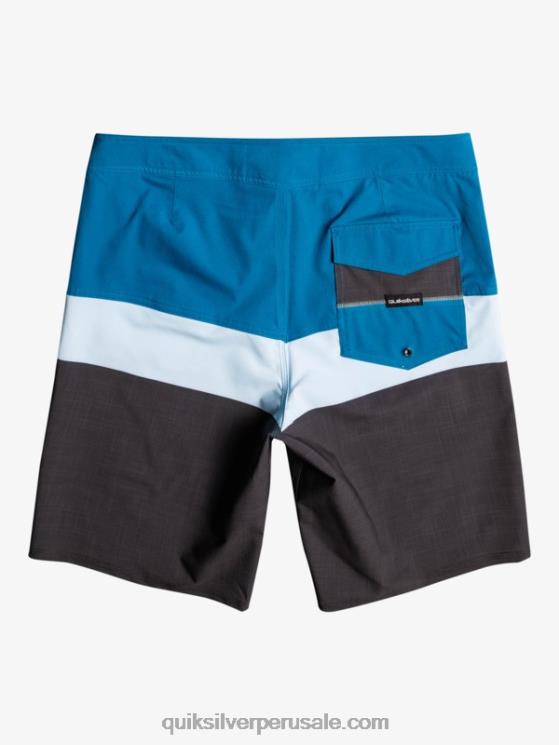 Quiksilver N8LNT1462 hombres gris azulado shorts de playa surfsilk panel 20