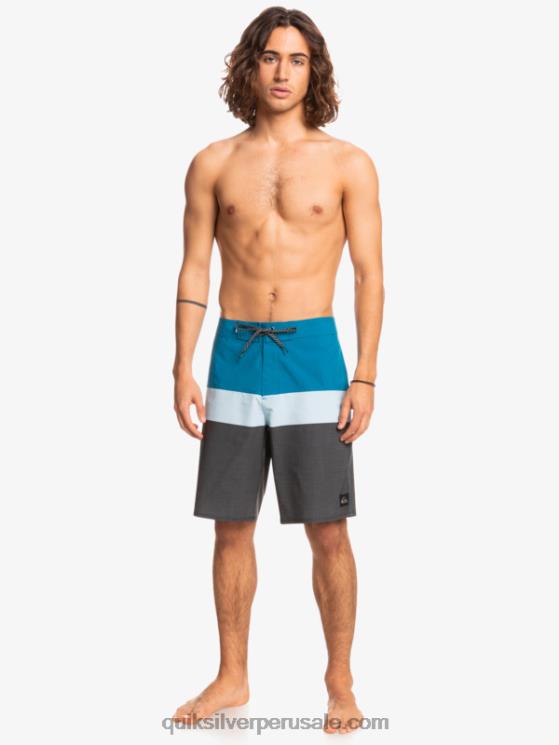 Quiksilver N8LNT1462 hombres gris azulado shorts de playa surfsilk panel 20