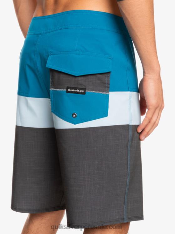 Quiksilver N8LNT1462 hombres gris azulado shorts de playa surfsilk panel 20
