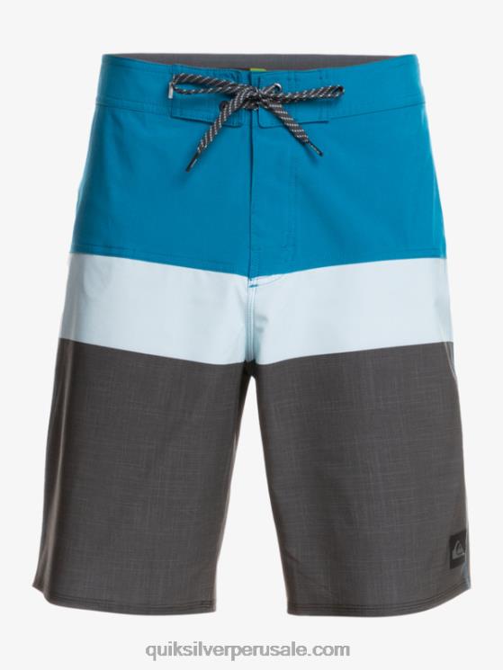 Quiksilver N8LNT1462 hombres gris azulado shorts de playa surfsilk panel 20