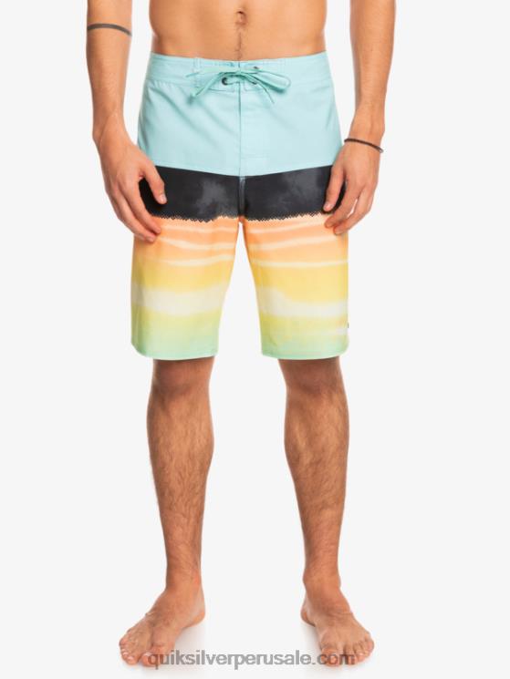 Quiksilver N8LNT1463 hombres Angel Azul shorts de playa surfsilk panel 20