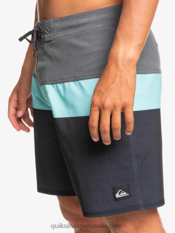 Quiksilver N8LNT1464 hombres negro shorts de playa surfsilk panel 20