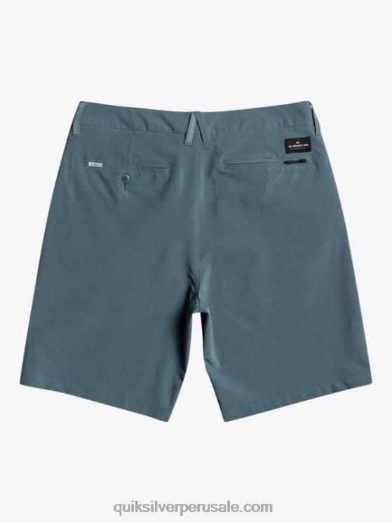 Quiksilver N8LNT148 hombres mar de bering pantalones cortos híbridos Ocean Union Amphibian 20
