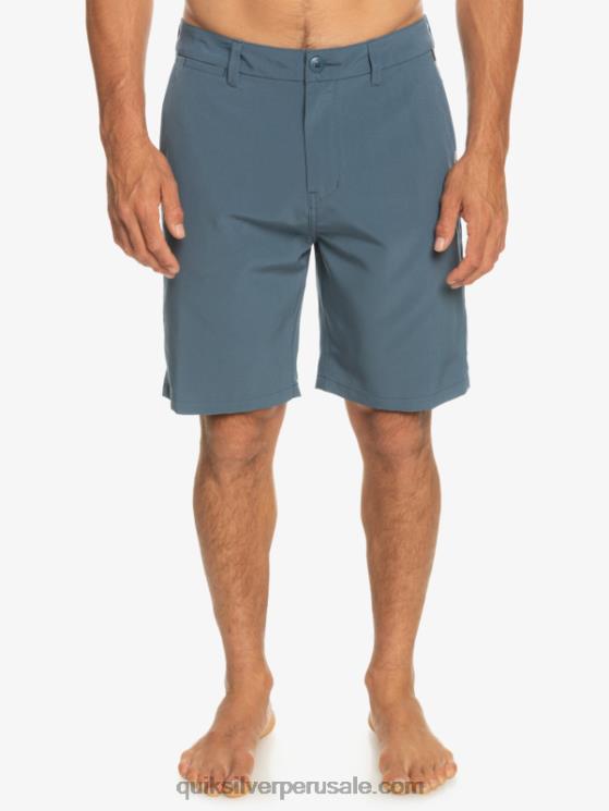 Quiksilver N8LNT148 hombres mar de bering pantalones cortos híbridos Ocean Union Amphibian 20