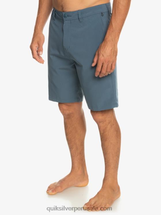 Quiksilver N8LNT148 hombres mar de bering pantalones cortos híbridos Ocean Union Amphibian 20