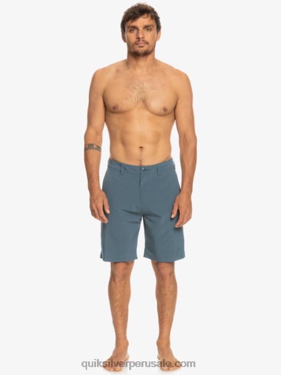 Quiksilver N8LNT148 hombres mar de bering pantalones cortos híbridos Ocean Union Amphibian 20