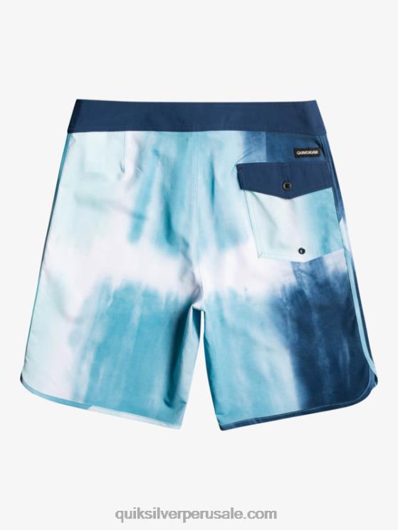 Quiksilver N8LNT1494 hombres delph azul shorts de playa surfsilk festoneado 19