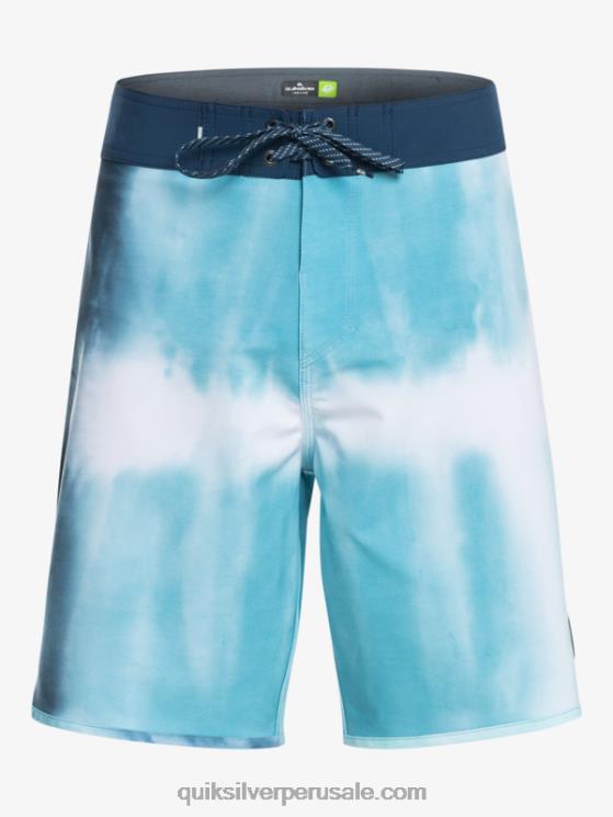 Quiksilver N8LNT1494 hombres delph azul shorts de playa surfsilk festoneado 19