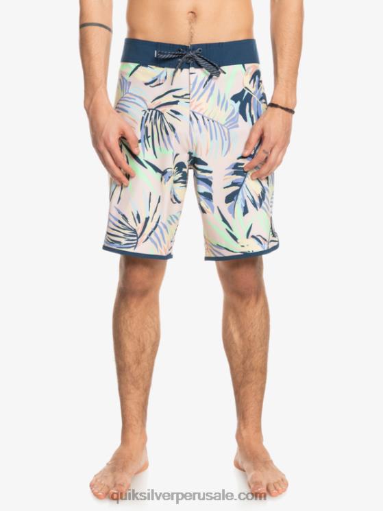 Quiksilver N8LNT1495 hombres látigo de durazno shorts de playa surfsilk festoneado 19