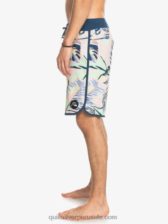 Quiksilver N8LNT1495 hombres látigo de durazno shorts de playa surfsilk festoneado 19