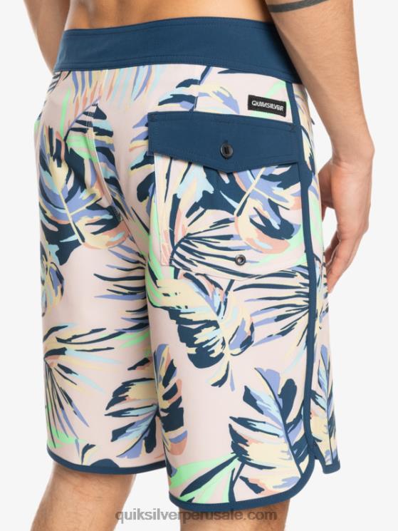 Quiksilver N8LNT1495 hombres látigo de durazno shorts de playa surfsilk festoneado 19