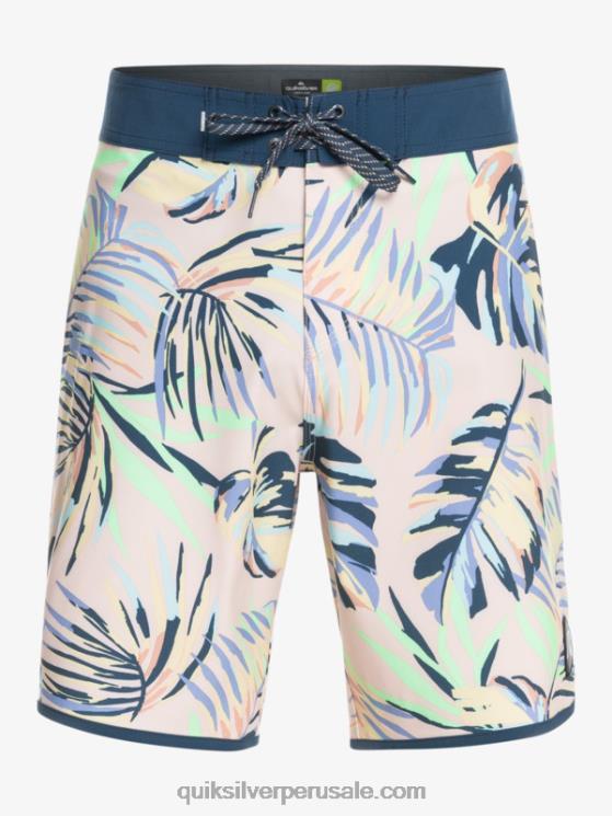 Quiksilver N8LNT1495 hombres látigo de durazno shorts de playa surfsilk festoneado 19