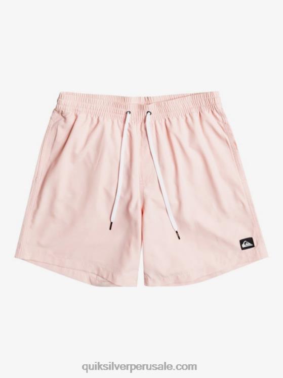 Quiksilver N8LNT1527 hombres Rosa suave todos los días 17 voleas