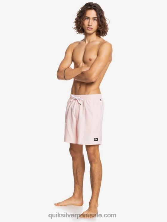 Quiksilver N8LNT1527 hombres Rosa suave todos los días 17 voleas