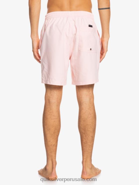 Quiksilver N8LNT1527 hombres Rosa suave todos los días 17 voleas