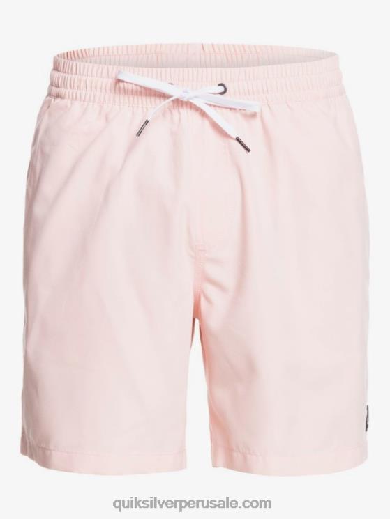 Quiksilver N8LNT1527 hombres Rosa suave todos los días 17 voleas