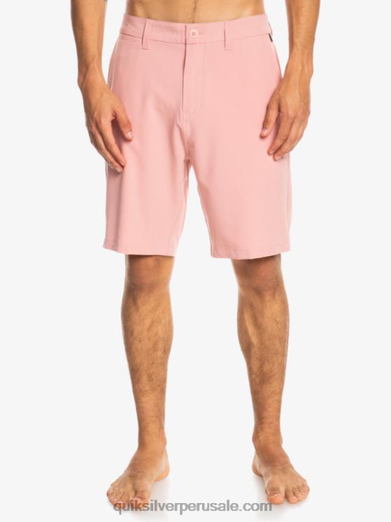 Quiksilver N8LNT152 hombres rosetón pantalones cortos híbridos Ocean Union Amphibian 20
