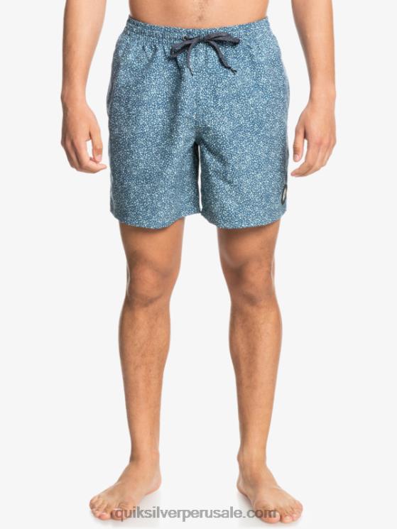 Quiksilver N8LNT1530 hombres luz azul mini viaje 17 voleas