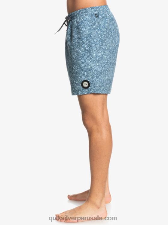 Quiksilver N8LNT1530 hombres luz azul mini viaje 17 voleas