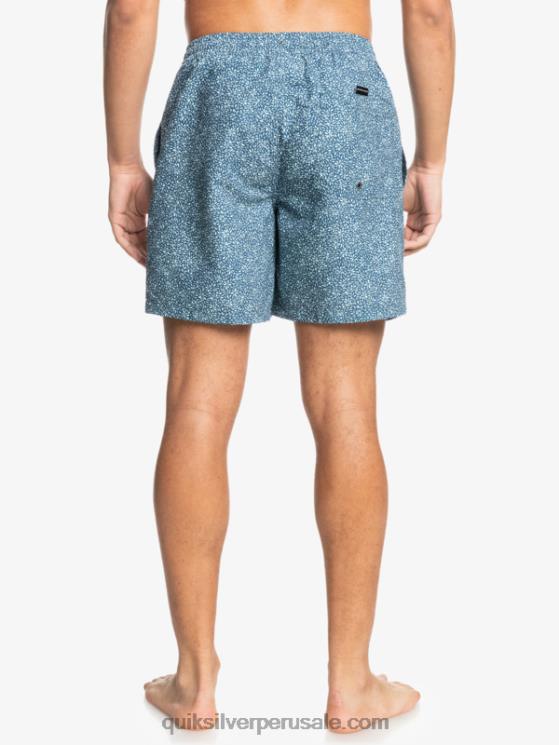 Quiksilver N8LNT1530 hombres luz azul mini viaje 17 voleas