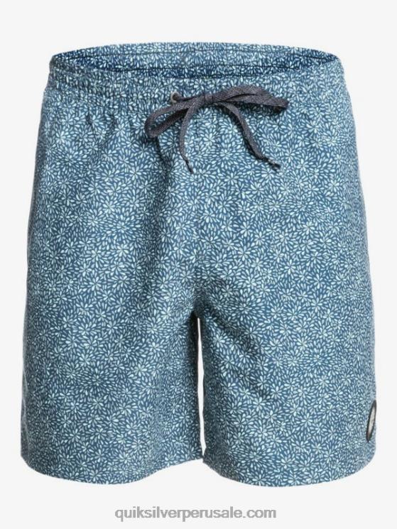 Quiksilver N8LNT1530 hombres luz azul mini viaje 17 voleas