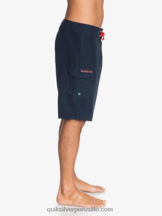 Quiksilver N8LNT1535 hombres chaqueta azul marino shorts de baño todos los días 21