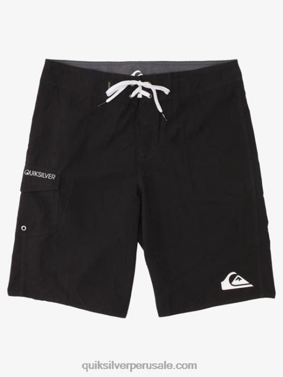 Quiksilver N8LNT1536 hombres negro shorts de baño todos los días 21