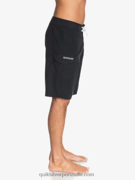 Quiksilver N8LNT1536 hombres negro shorts de baño todos los días 21