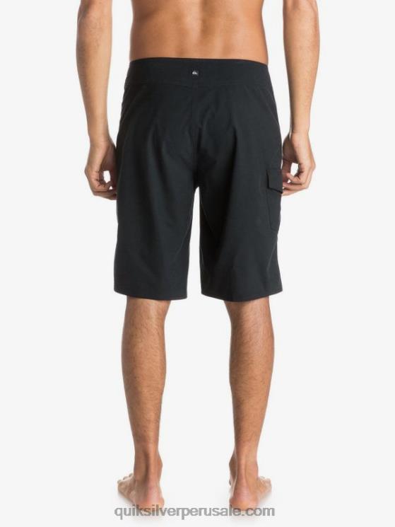 Quiksilver N8LNT1536 hombres negro shorts de baño todos los días 21