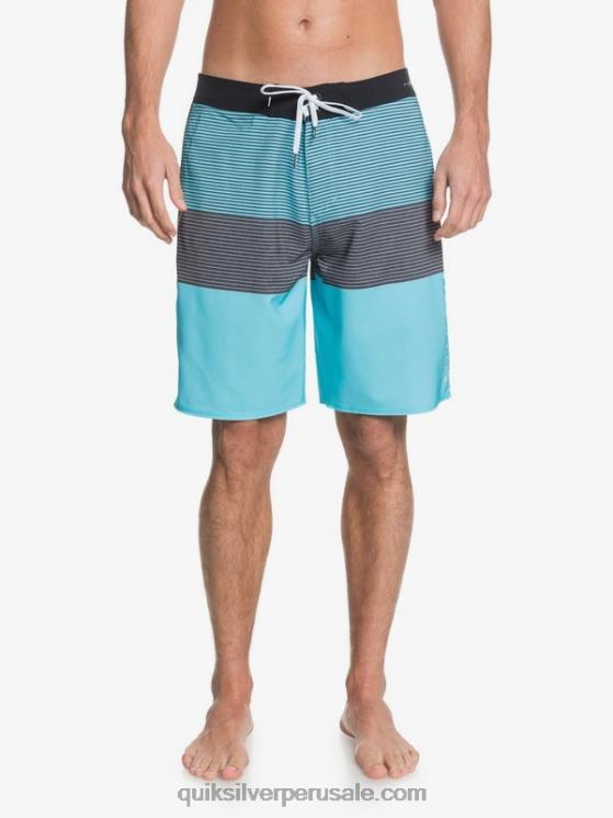 Quiksilver N8LNT1564 hombres Pacifico Azul shorts de baño highline masivo 20