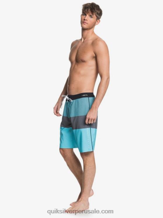 Quiksilver N8LNT1564 hombres Pacifico Azul shorts de baño highline masivo 20