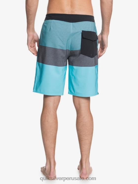 Quiksilver N8LNT1564 hombres Pacifico Azul shorts de baño highline masivo 20