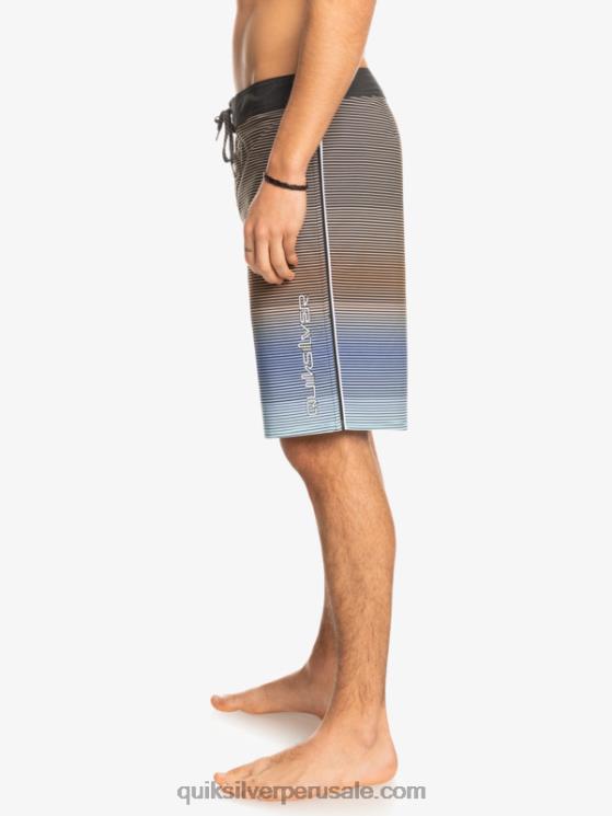 Quiksilver N8LNT1595 hombres pista surfsilk masivo 20 shorts de baño