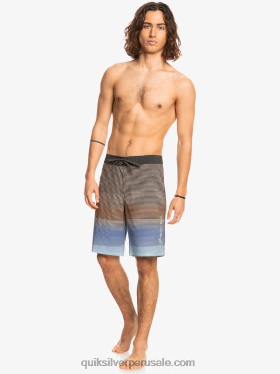 Quiksilver N8LNT1595 hombres pista surfsilk masivo 20 shorts de baño