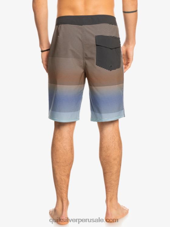Quiksilver N8LNT1595 hombres pista surfsilk masivo 20 shorts de baño