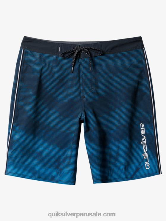 Quiksilver N8LNT1597 hombres negro surfsilk masivo 20 shorts de baño