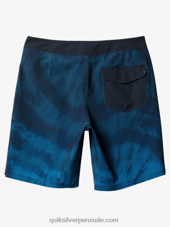 Quiksilver N8LNT1597 hombres negro surfsilk masivo 20 shorts de baño