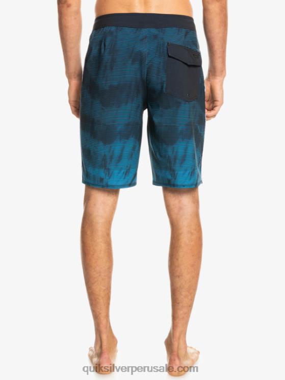 Quiksilver N8LNT1597 hombres negro surfsilk masivo 20 shorts de baño