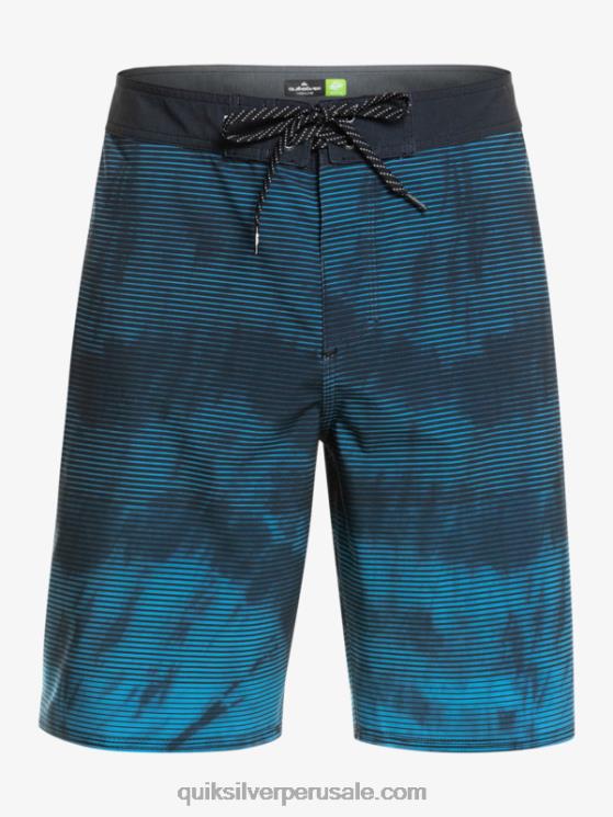 Quiksilver N8LNT1597 hombres negro surfsilk masivo 20 shorts de baño