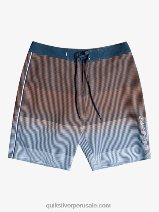 Quiksilver N8LNT1601 hombres insignias azules surfsilk masivo 20 shorts de baño