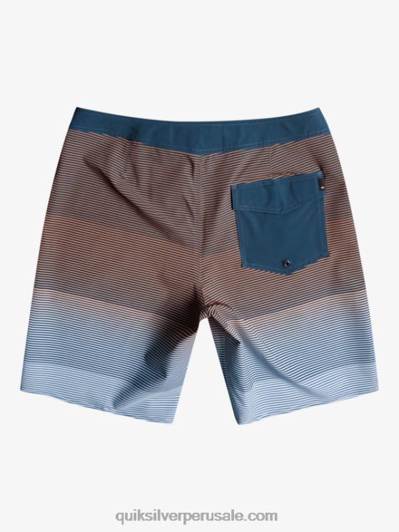 Quiksilver N8LNT1601 hombres insignias azules surfsilk masivo 20 shorts de baño